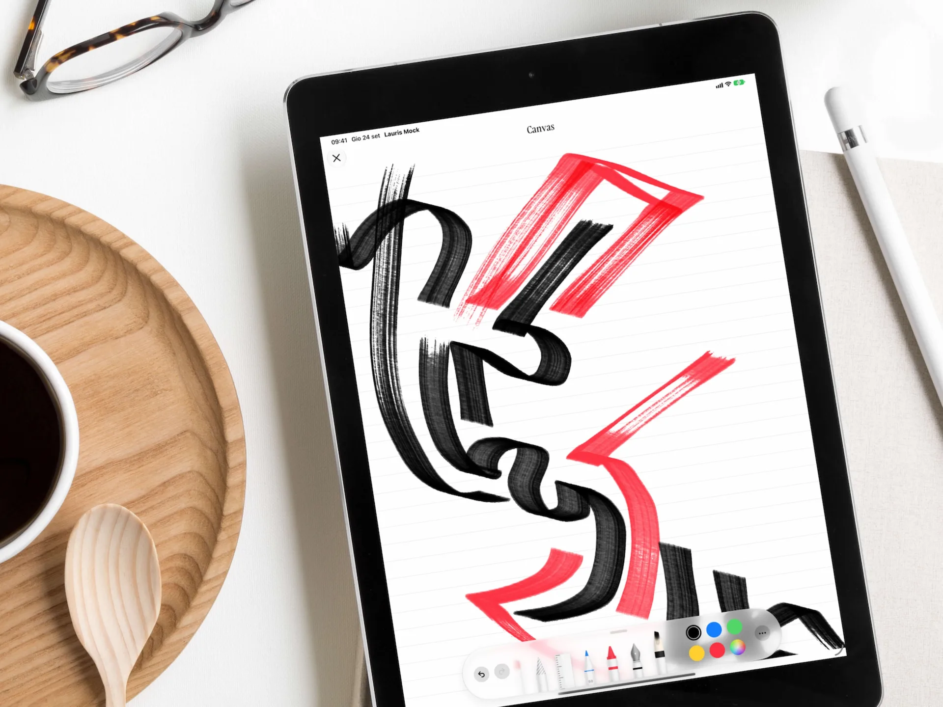 Lauris su iPad, schermata 3