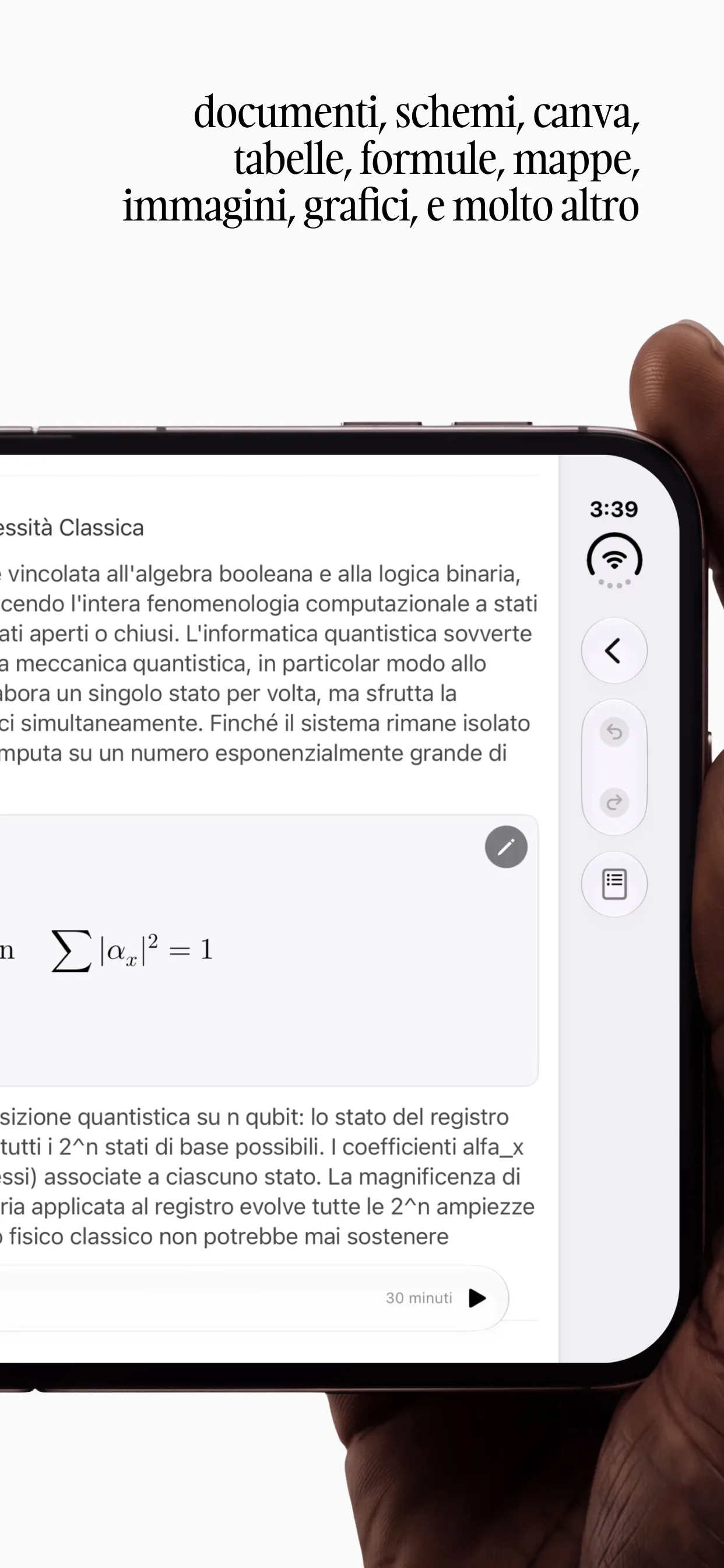 Lauris su iPhone, schermata 4