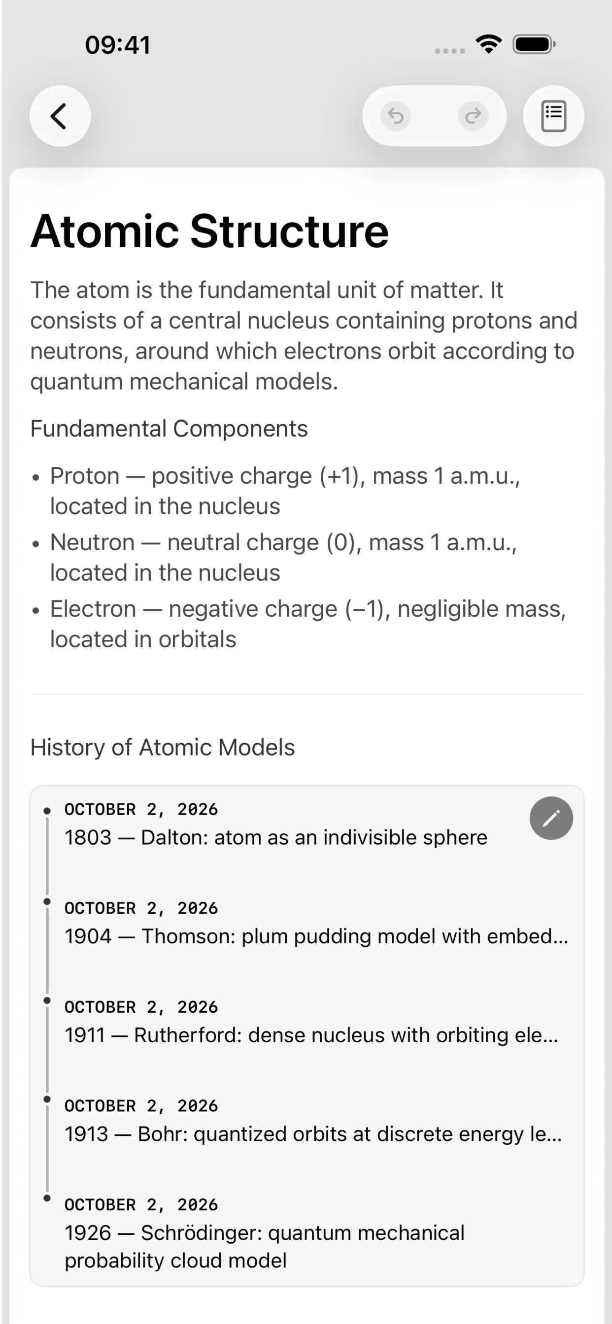 NoteBrain on iPhone, screenshot 3